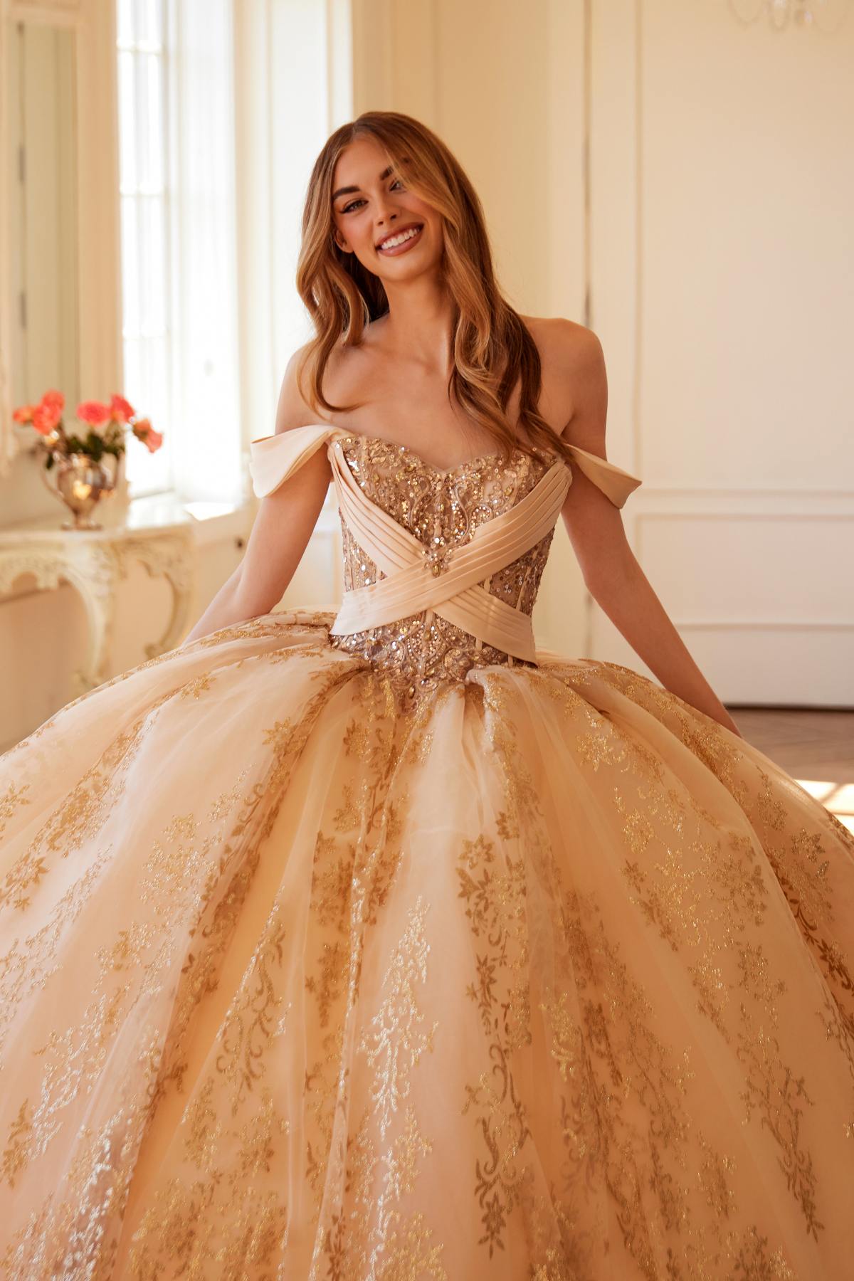 Juliet JT1488H Royal Princess A-Line Ball Gown Quinceanera - Luzilly Bridal & Apparel