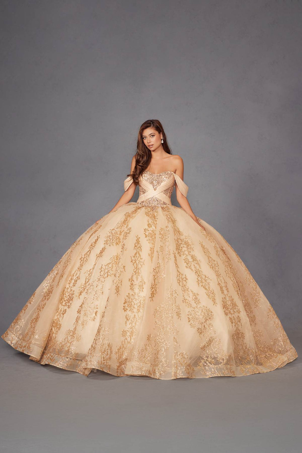 Juliet JT1488H Royal Princess A-Line Ball Gown Quinceanera - Luzilly Bridal & Apparel