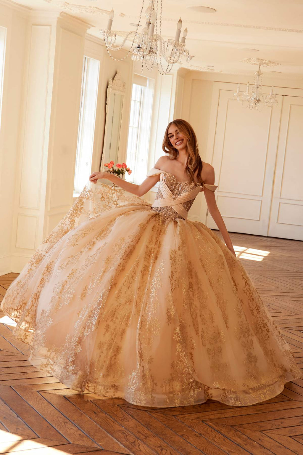 Juliet JT1488H Royal Princess A-Line Ball Gown Quinceanera - Luzilly Bridal & Apparel