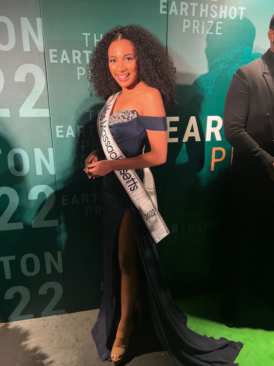 Katrina Gown - Navy - Corset Dress With Crystal Detail - Luzilly Bridal & Apparel