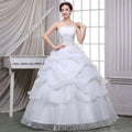 Lace and Beaded Tulle Bride Wedding Dress - Luzilly Bridal & Apparel