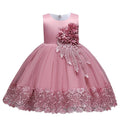 Lace Appliqué Summer Flower Girl Dress - Luzilly Bridal & Apparel