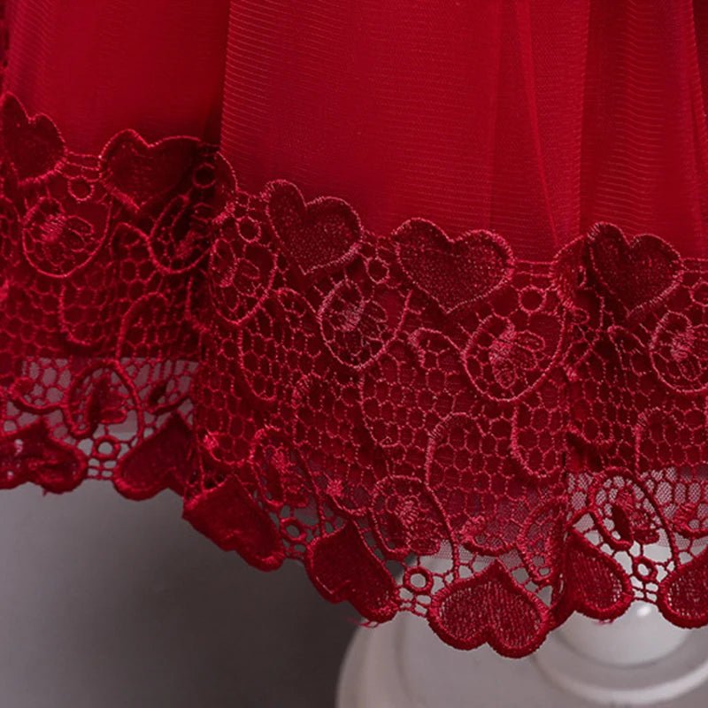 Lace Appliqué Summer Flower Girl Dress - Luzilly Bridal & Apparel