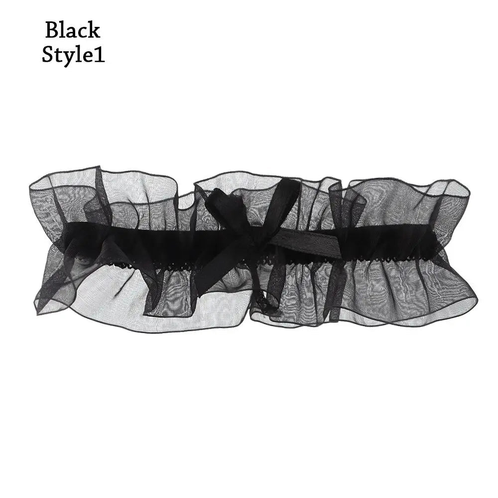 Lace Bow Leg-Ring Bridal Garter - Luzilly Bridal & Apparel