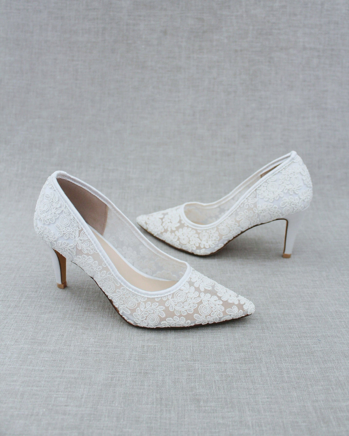 Lace Bridal Pump - Luzilly Bridal & Apparel
