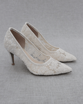 Lace Bridal Pump - Luzilly Bridal & Apparel