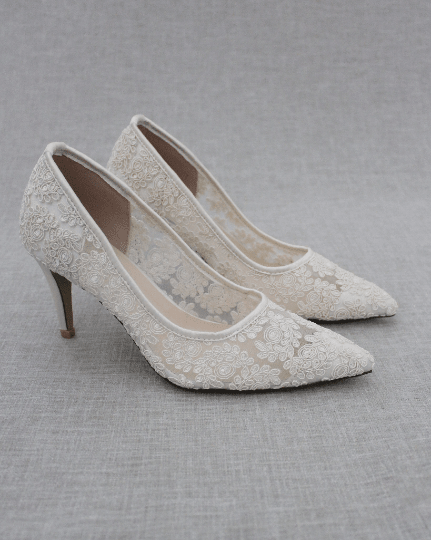 Lace Bridal Pump - Luzilly Bridal & Apparel