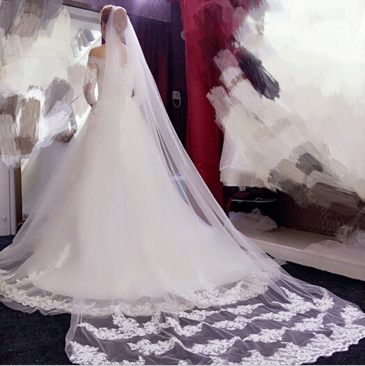 Lace bridal veil - Luzilly Bridal & Apparel