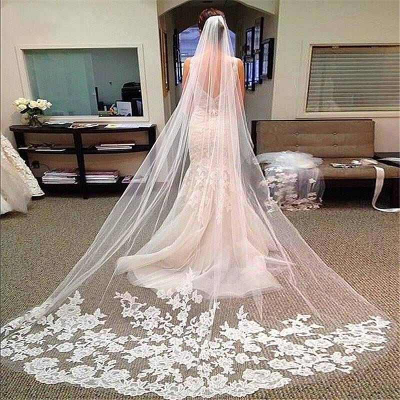 Lace Bridal Veil - Luzilly Bridal & Apparel