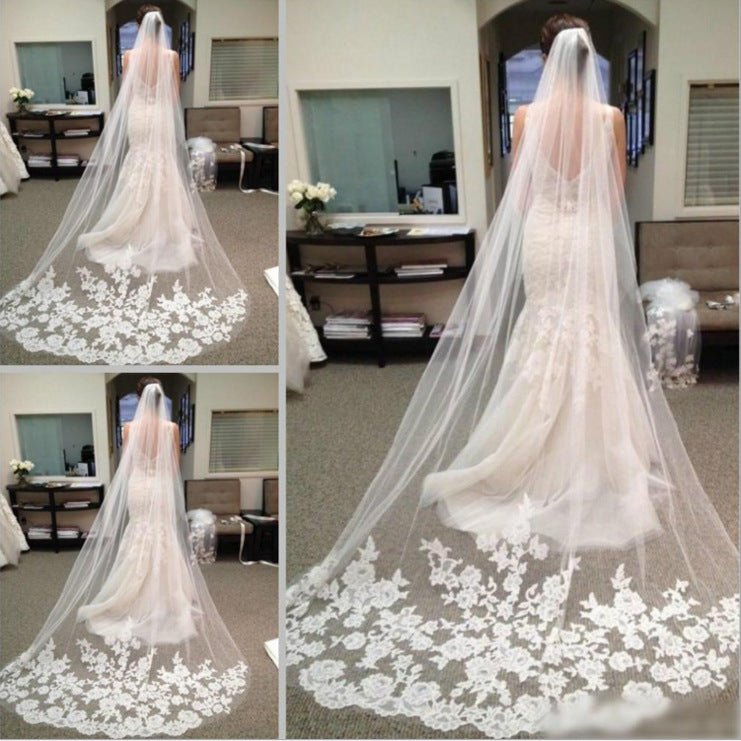 Lace bridal veil - Luzilly Bridal & Apparel