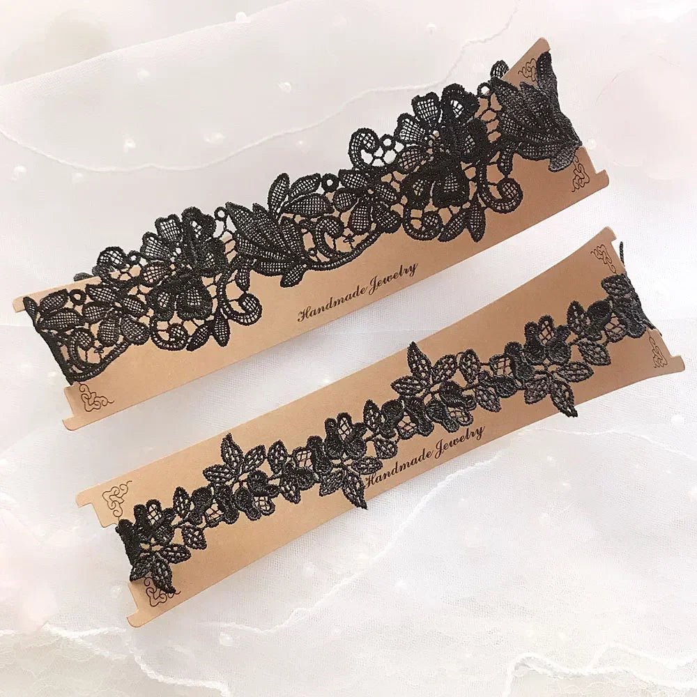 Lace Floral Bridal Garter Set (2-Piece) - Luzilly Bridal & Apparel