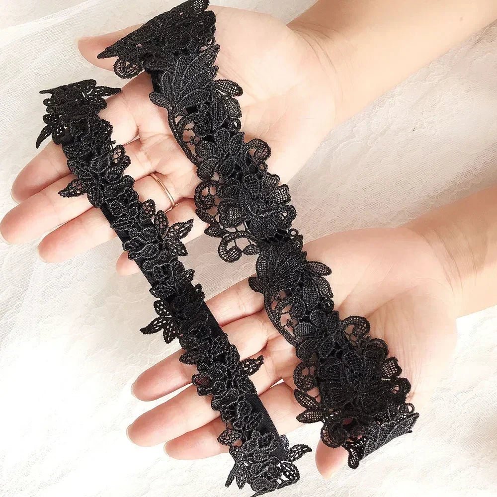 Lace Floral Bridal Garter Set (2-Piece) - Luzilly Bridal & Apparel