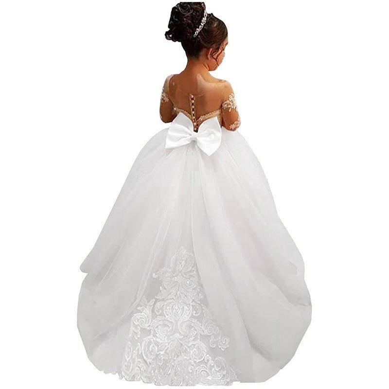 Lace Flower Girl Dress - Luzilly Bridal & Apparel