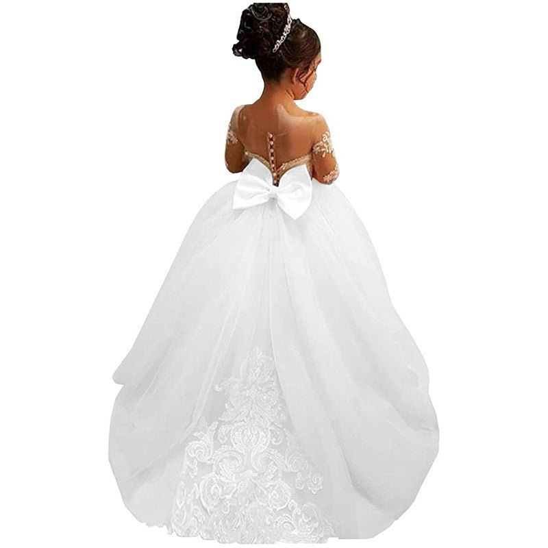 Lace Flower Girl Dress - Luzilly Bridal & Apparel