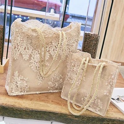 Lace Summer Handbag Tote - Luzilly Bridal & Apparel