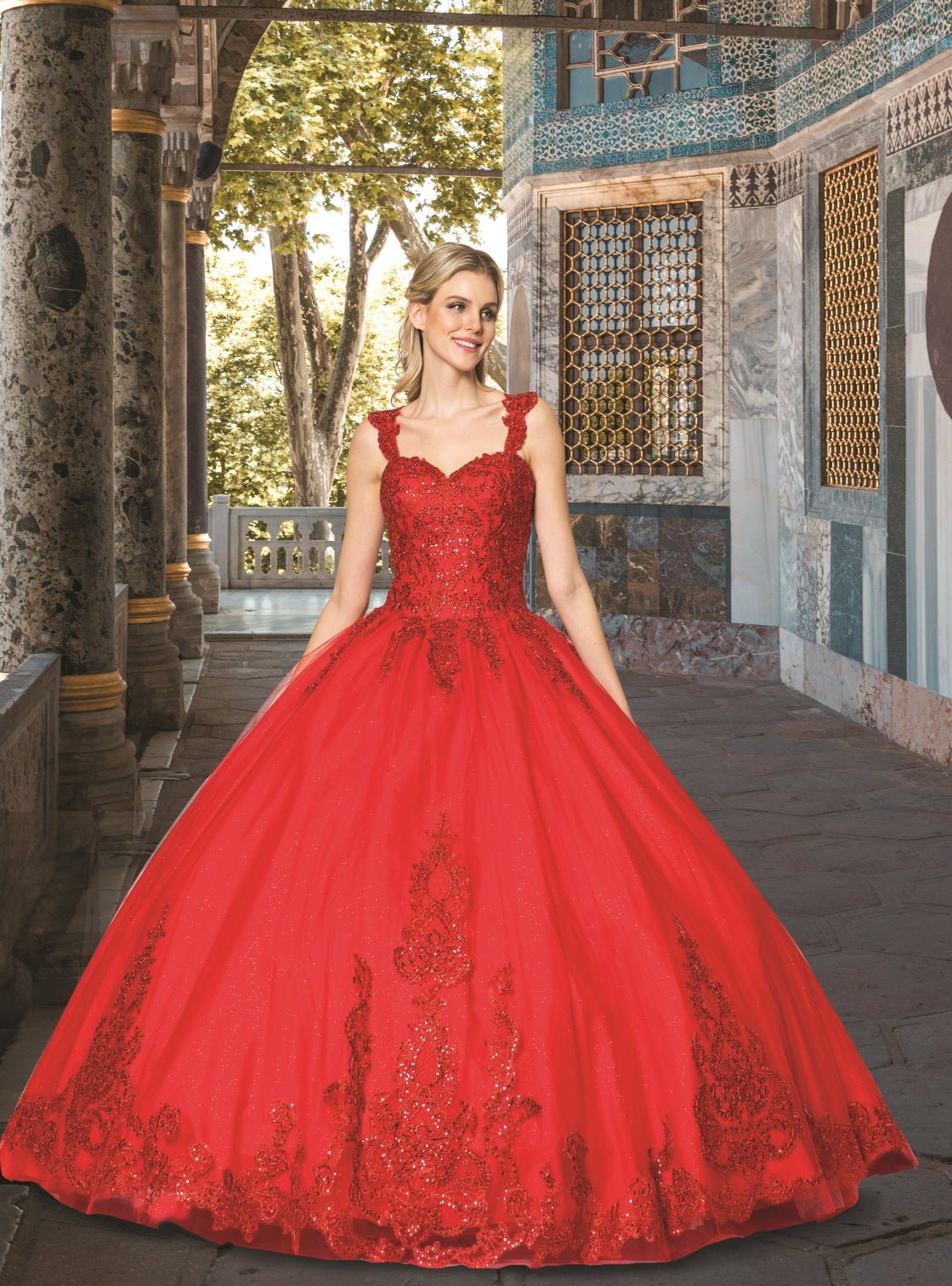 Lace & Tulle Quinceañera Ball Gown, Sweet 15 - Luzilly Bridal & Apparel