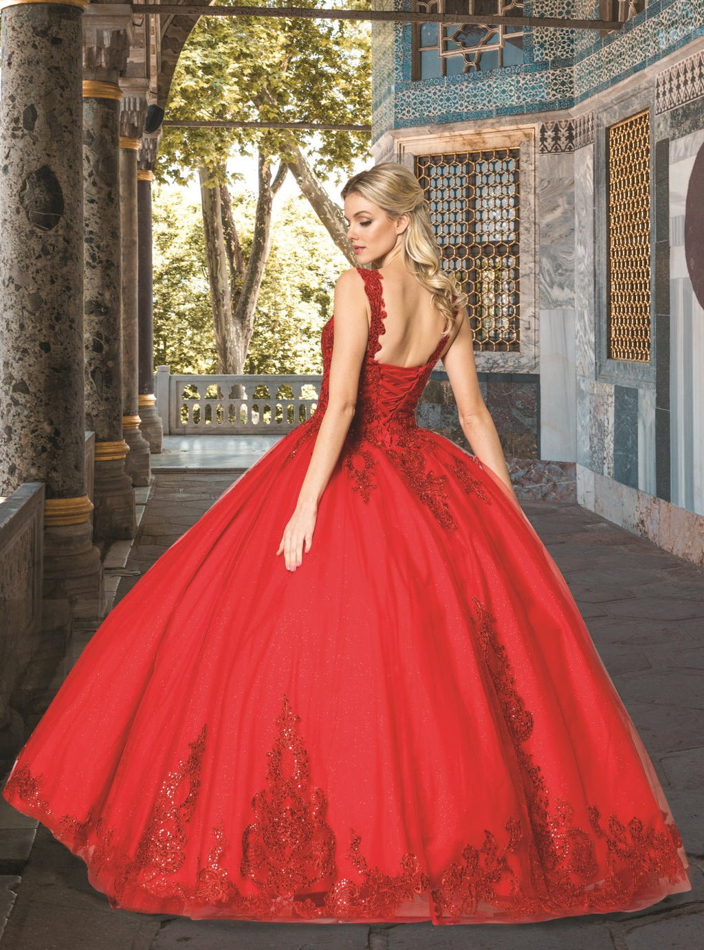 Lace & Tulle Quinceañera Ball Gown, Sweet 15 - Luzilly Bridal & Apparel