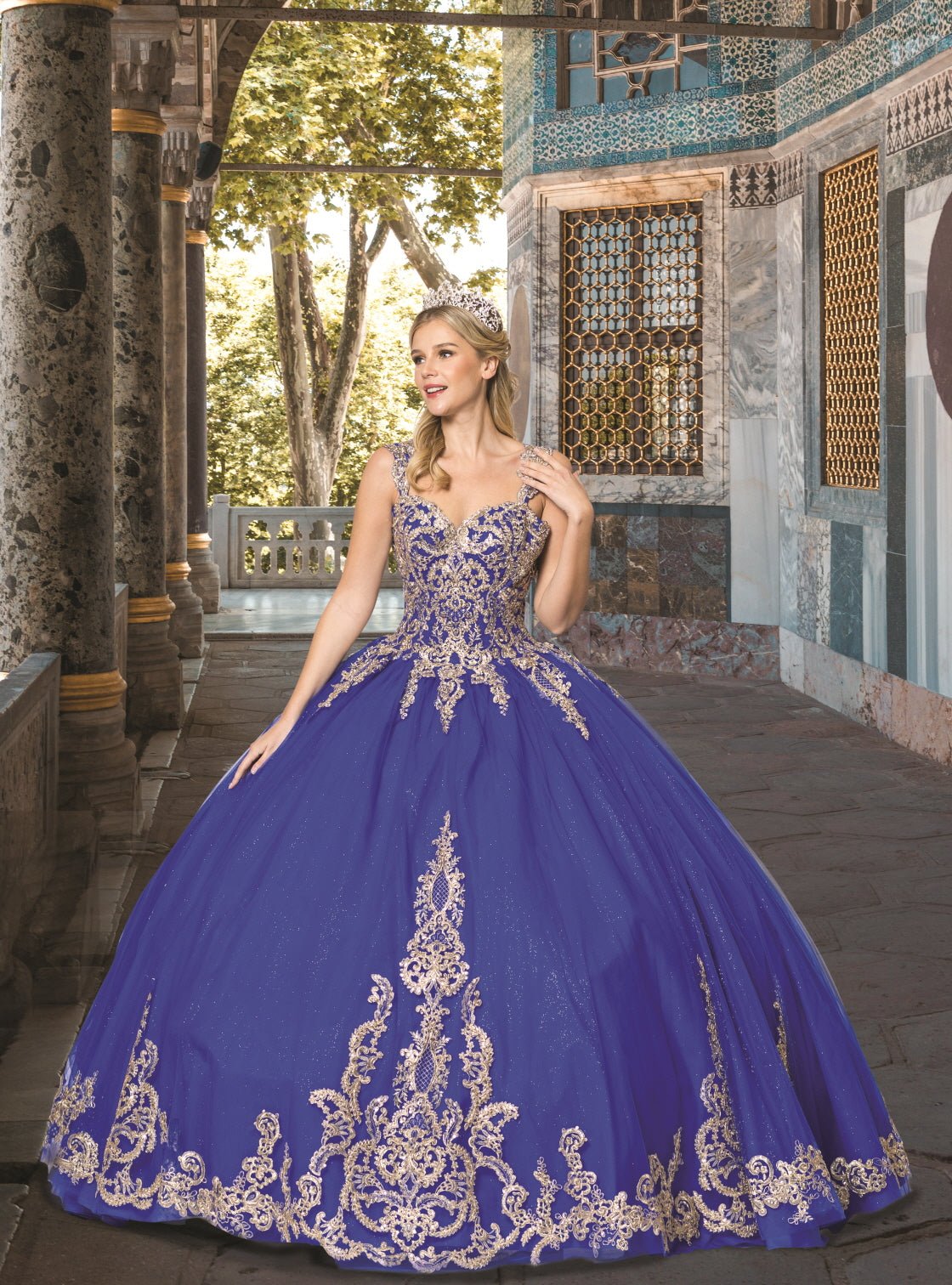 Lace & Tulle Quinceañera Ball Gown, Sweet 15 - Luzilly Bridal & Apparel