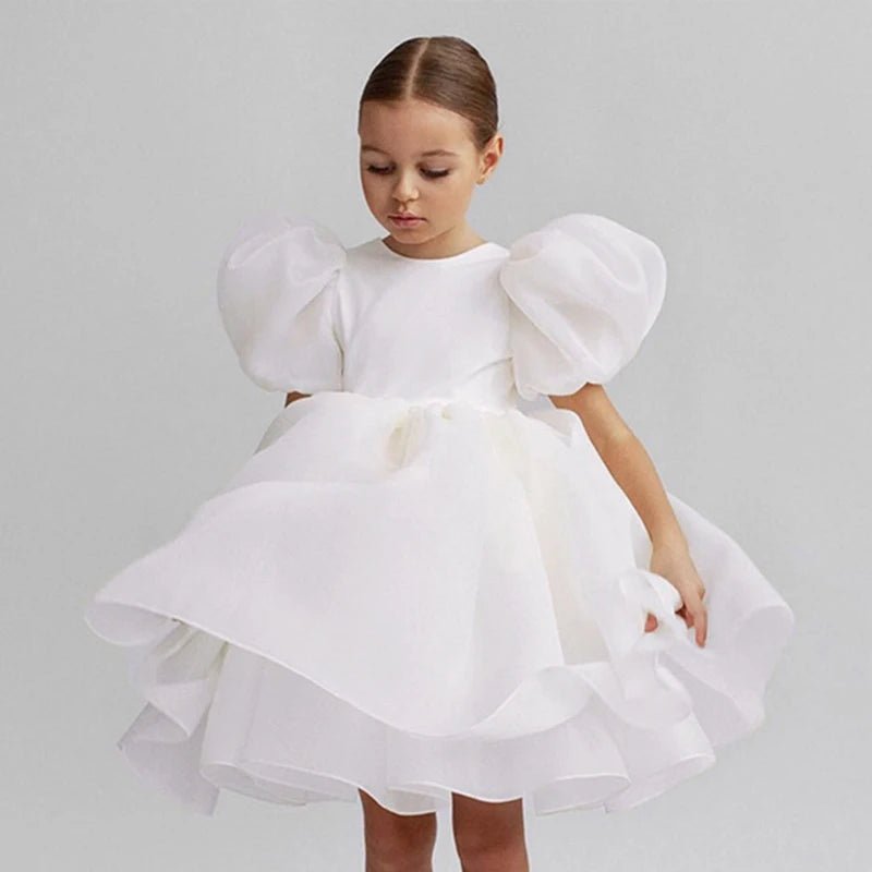 Lace Tulle Tutu Flower Girl Pageant Dress - Luzilly Bridal & Apparel