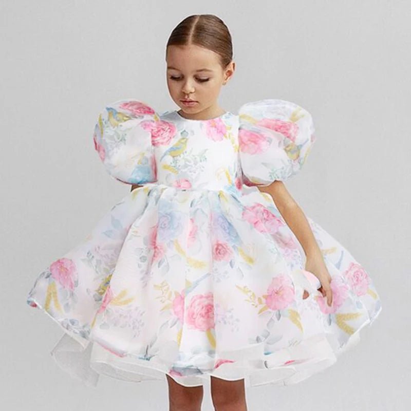 Lace Tulle Tutu Flower Girl Pageant Dress - Luzilly Bridal & Apparel