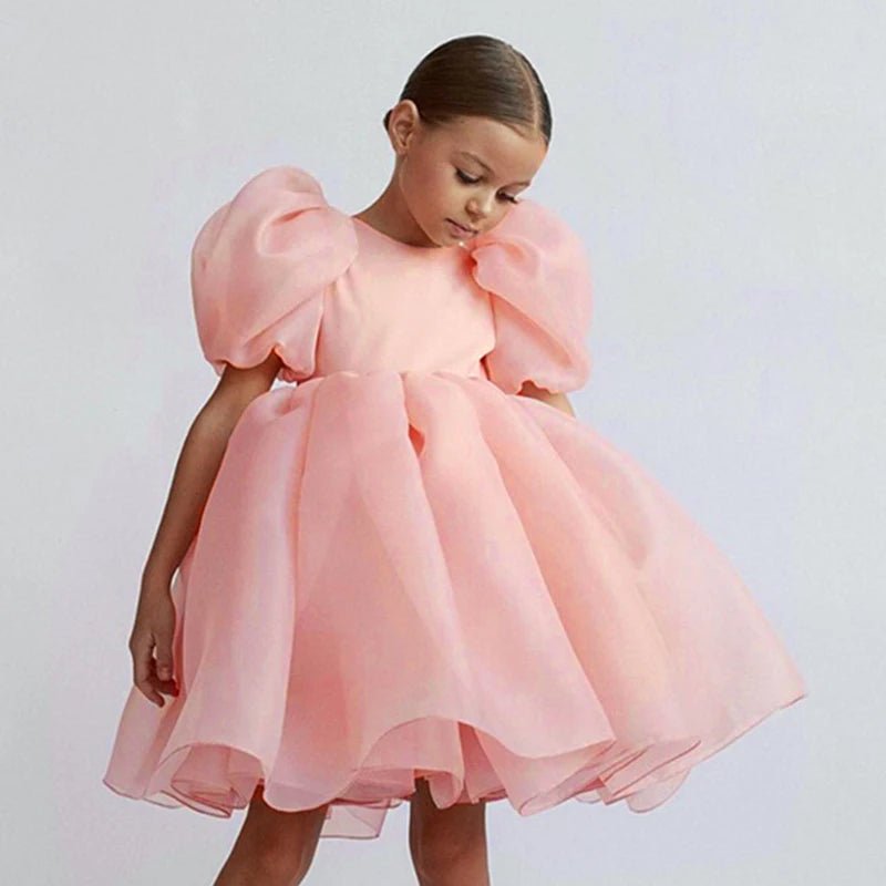 Lace Tulle Tutu Flower Girl Pageant Dress - Luzilly Bridal & Apparel