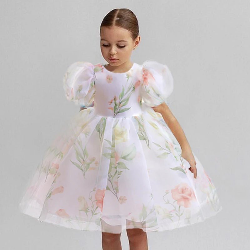 Lace Tulle Tutu Flower Girl Pageant Dress - Luzilly Bridal & Apparel