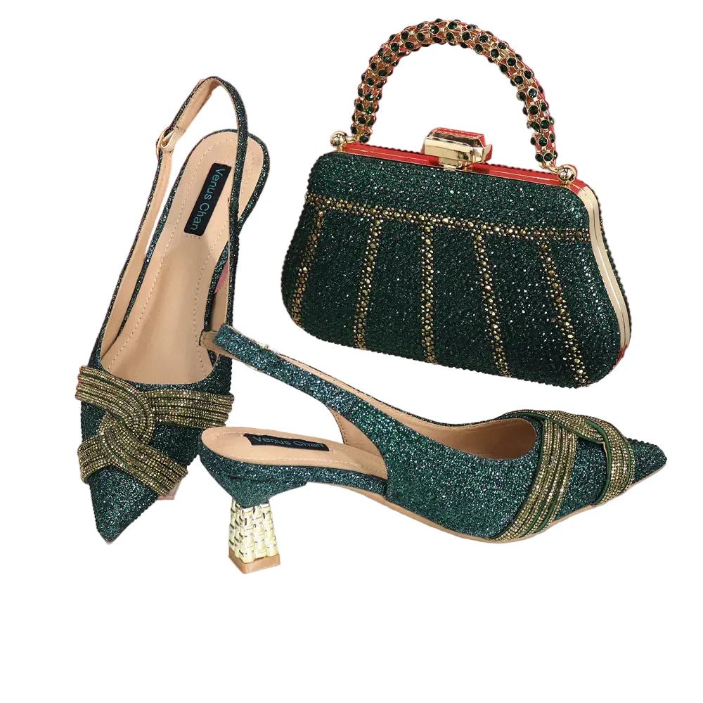 Ladies Italian Design Shoes And Bag Set EDS23 - Luzilly Bridal & Apparel