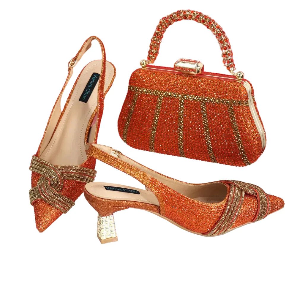 Ladies Italian Design Shoes And Bag Set EDS23 - Luzilly Bridal & Apparel