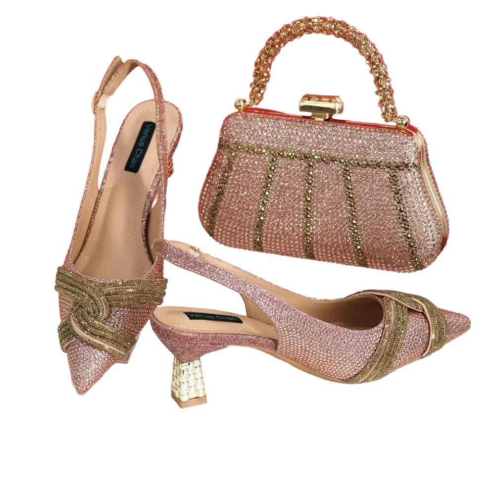 Ladies Italian Design Shoes And Bag Set EDS23 - Luzilly Bridal & Apparel