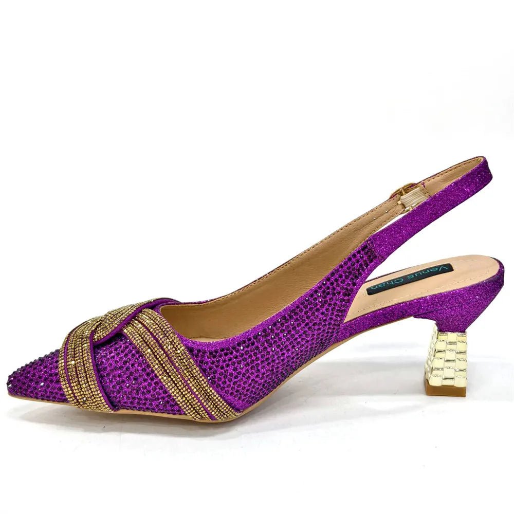 Ladies Italian Design Shoes And Bag Set EDS23 - Luzilly Bridal & Apparel