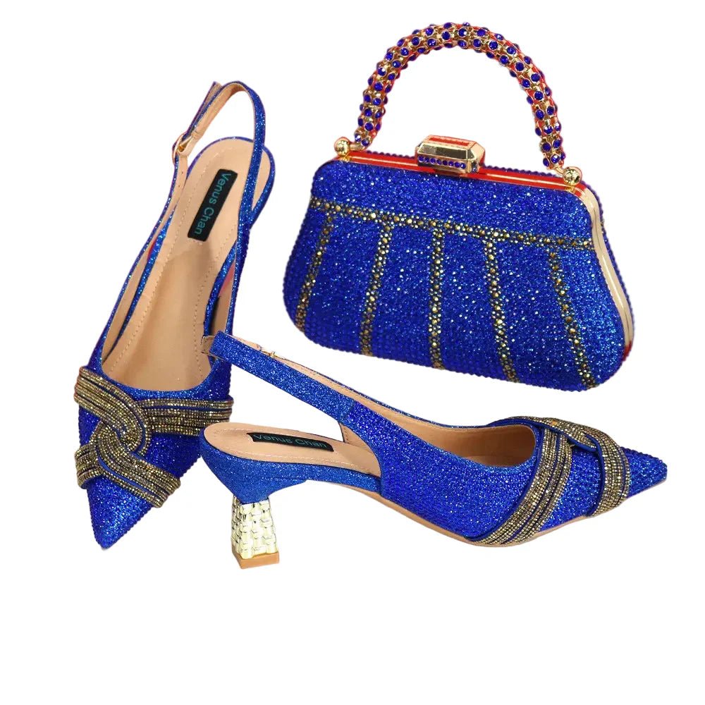 Ladies Italian Design Shoes And Bag Set EDS23 - Luzilly Bridal & Apparel
