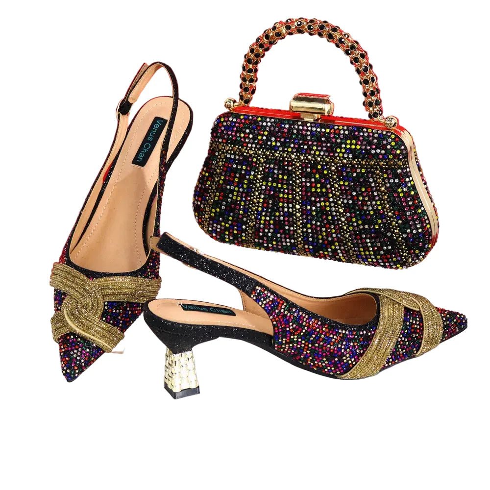 Ladies Italian Design Shoes And Bag Set EDS23 - Luzilly Bridal & Apparel