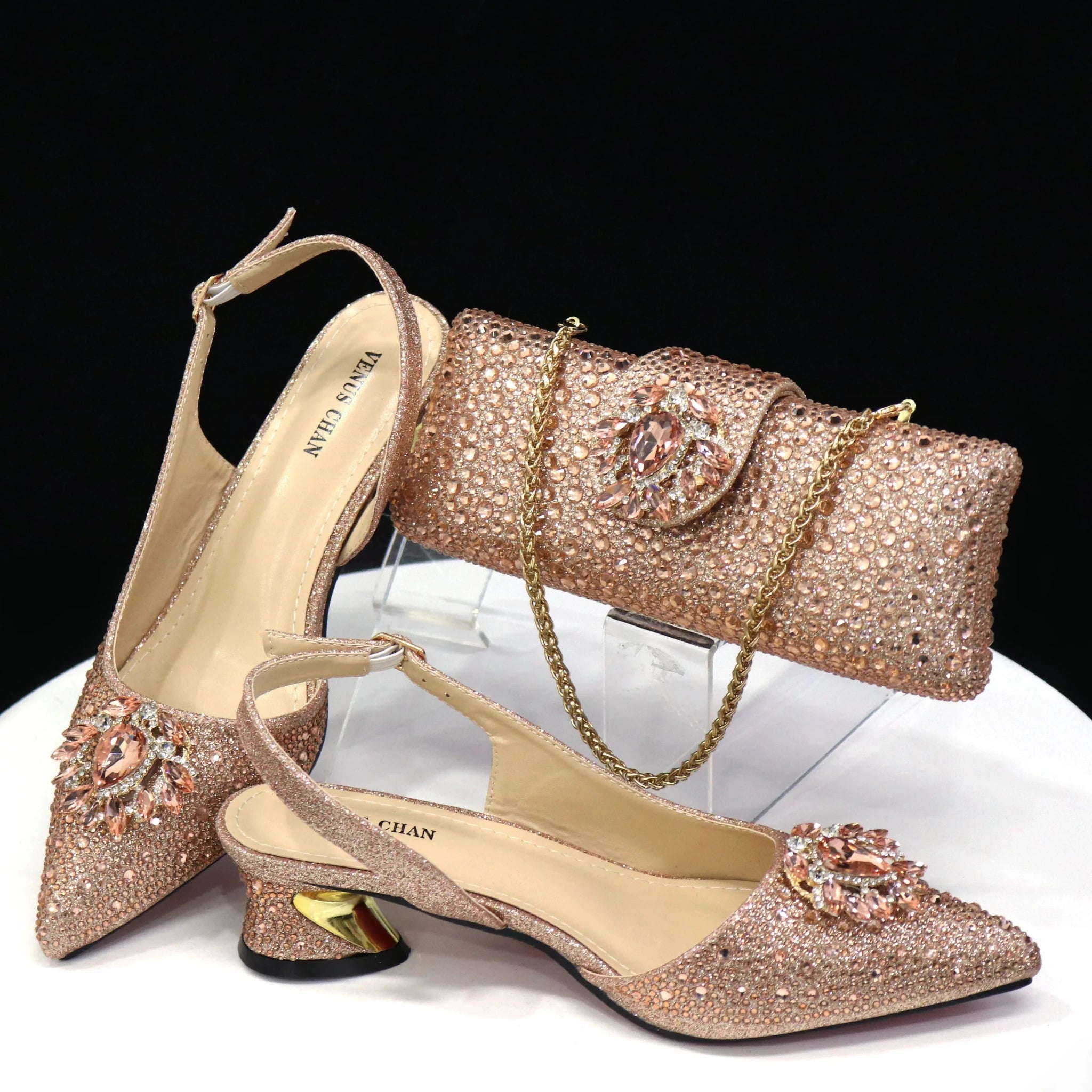 Ladies Shoes and Bags To Match Set ED1291 - Luzilly Bridal & Apparel