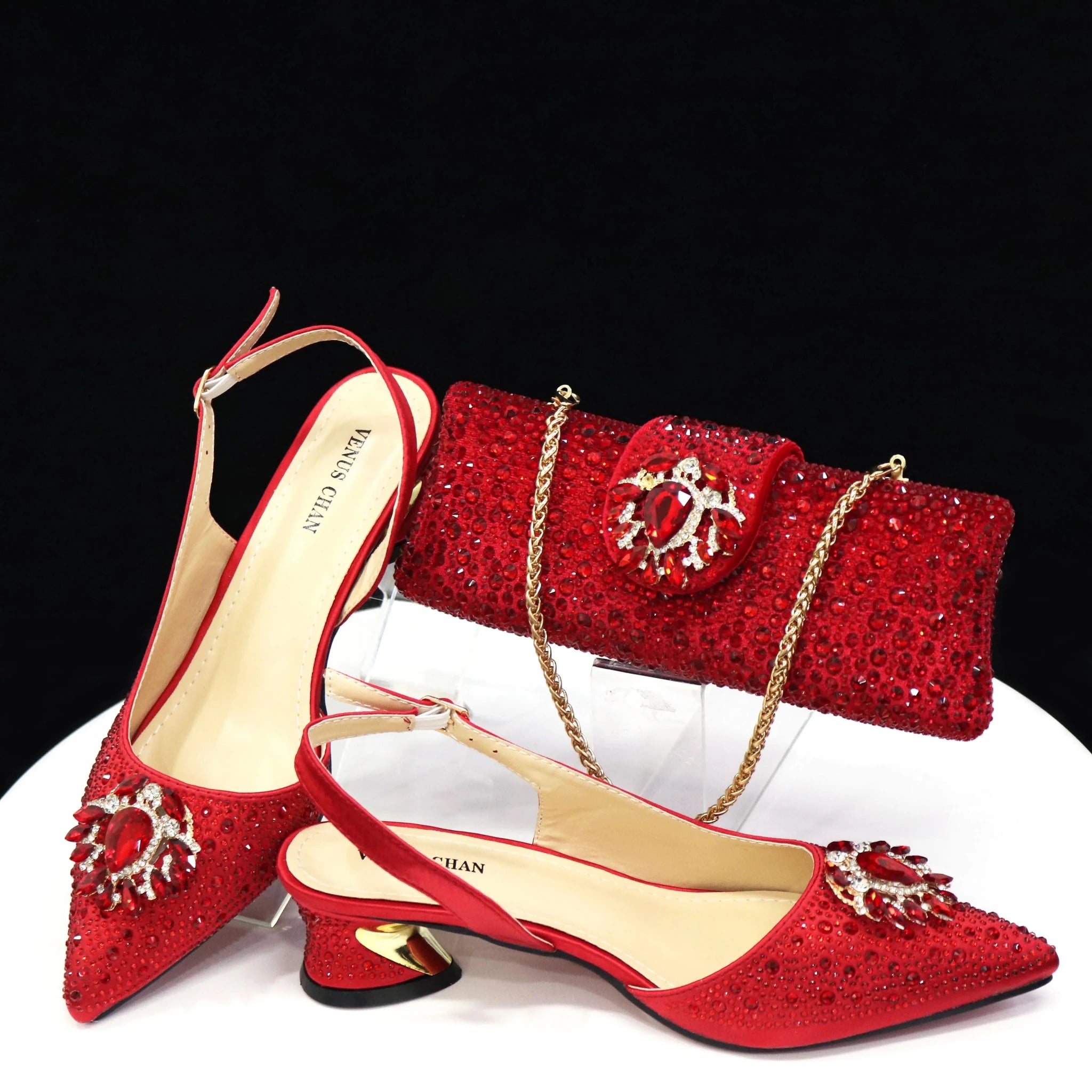 Ladies Shoes and Bags To Match Set ED1291 - Luzilly Bridal & Apparel