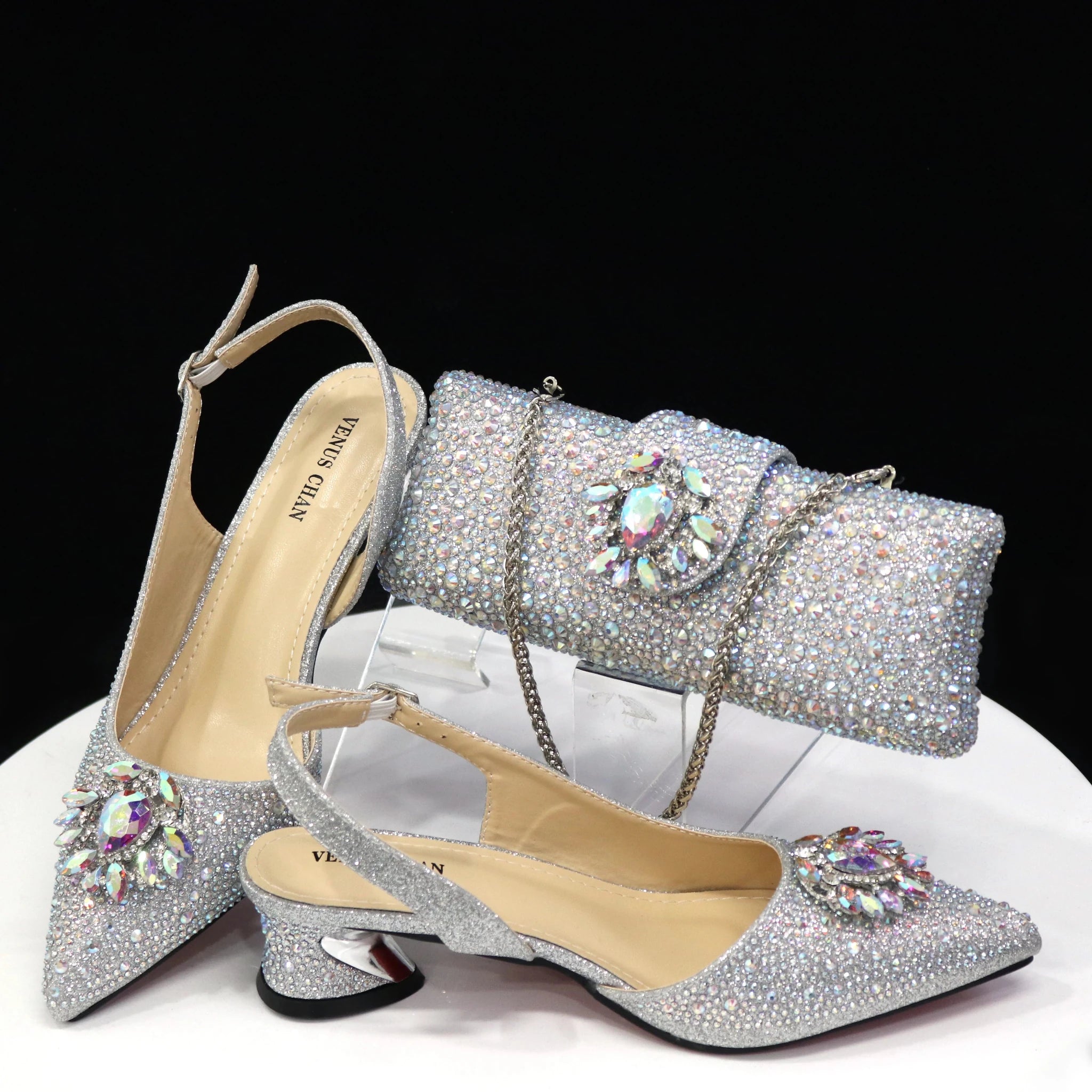 Ladies Shoes and Bags To Match Set ED1291 - Luzilly Bridal & Apparel