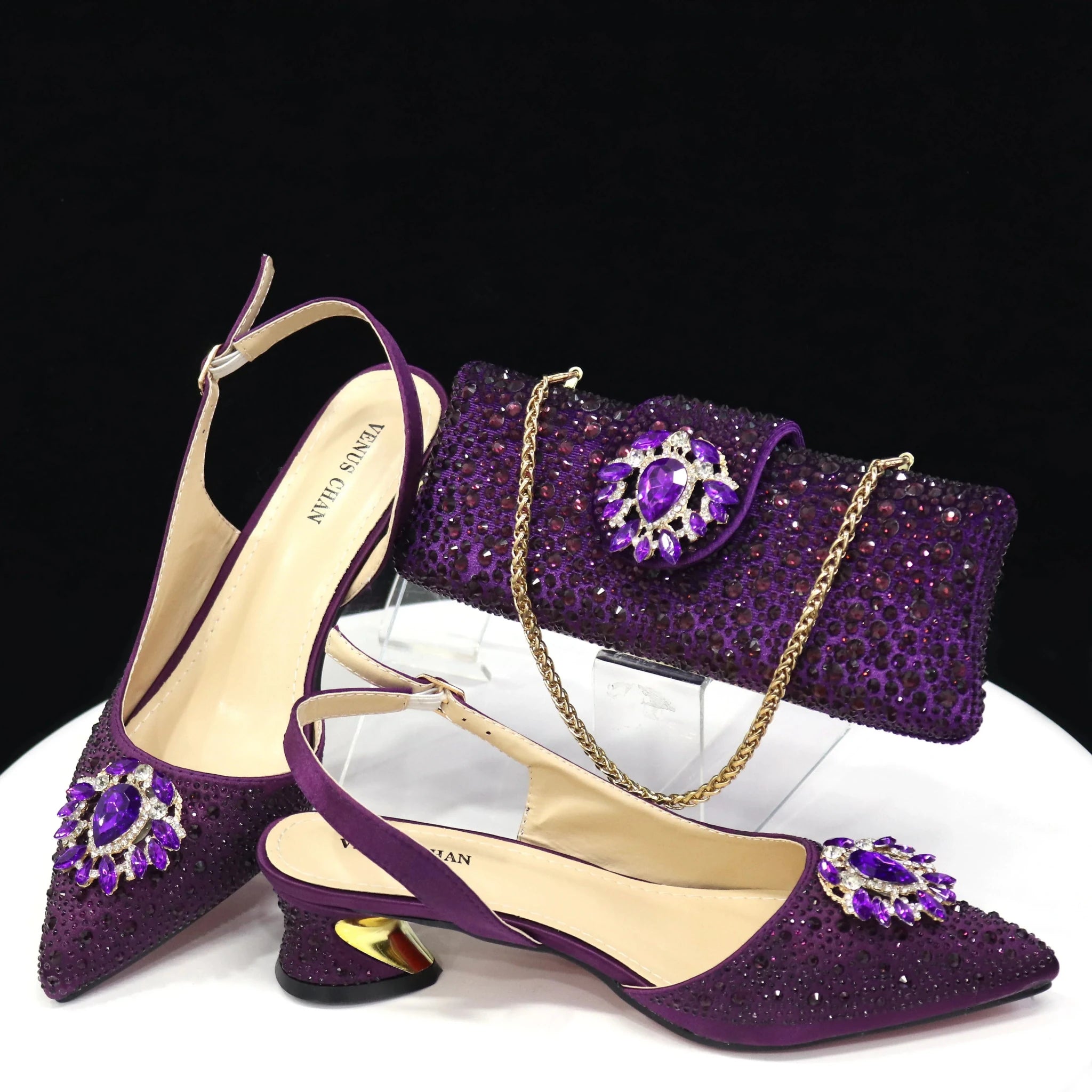 Ladies Shoes and Bags To Match Set ED1291 - Luzilly Bridal & Apparel
