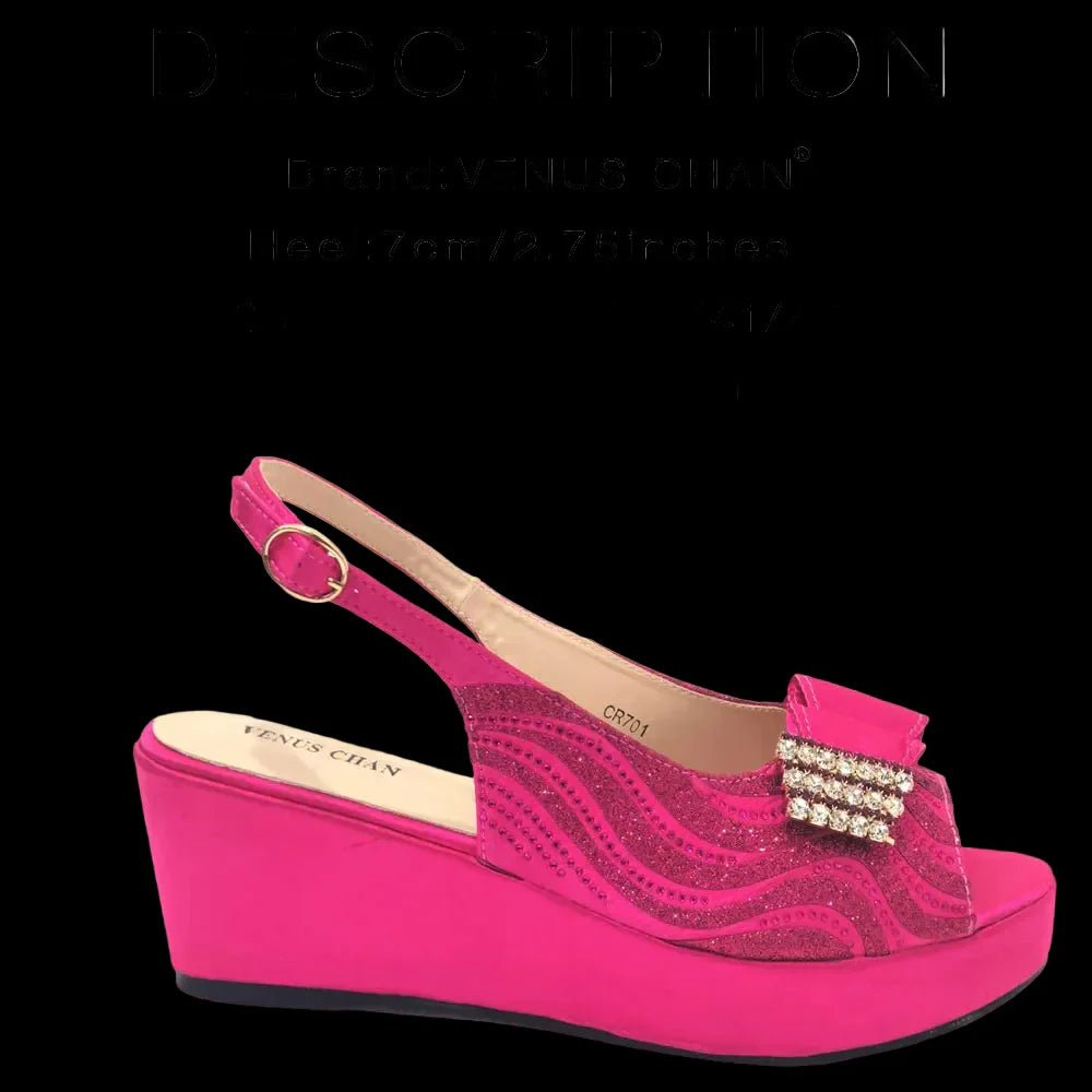 Ladies Shoes With Matching Bag Set for Party ED320 - Luzilly Bridal & Apparel