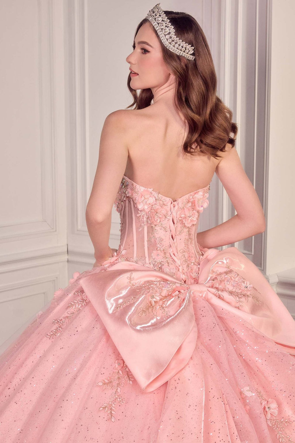 Ladivine 15726 Strapless Sweetheart Quinceanera Ball Gown - Luzilly Bridal & Apparel