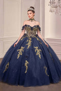 Ladivine 15728 Off Shoulder Quinceanera Ball Gown - Luzilly Bridal & Apparel