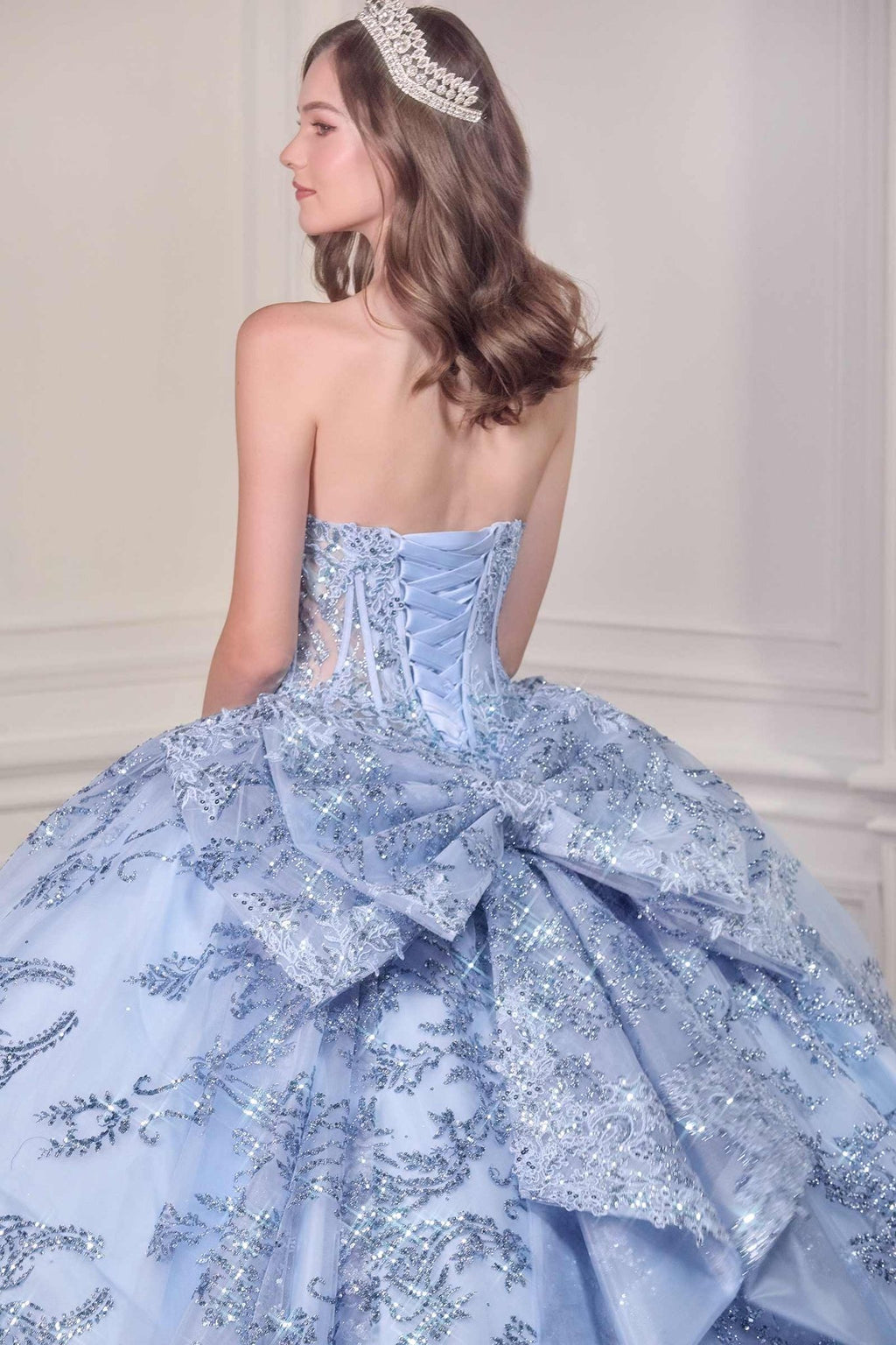 Ladivine 15732 Fairytale Strapless Sweetheart Cinderella Quinceanera Ball Gown - Luzilly Bridal & Apparel