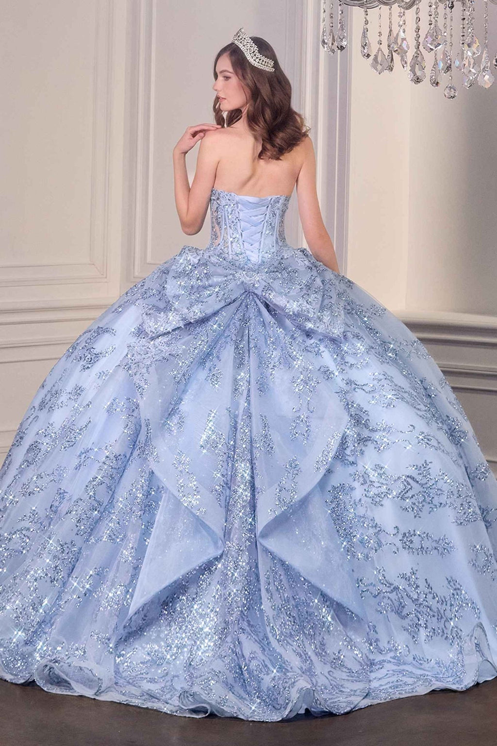 Ladivine 15732 Fairytale Strapless Sweetheart Cinderella Quinceanera Ball Gown - Luzilly Bridal & Apparel