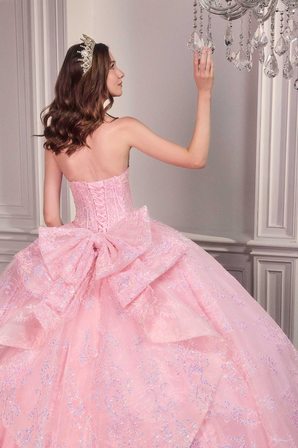 Ladivine 15732 Fairytale Strapless Sweetheart Cinderella Quinceanera Ball Gown - Luzilly Bridal & Apparel