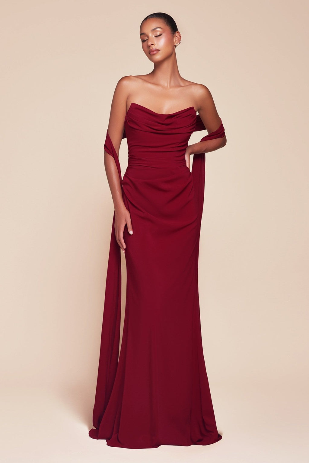 Ladivine 7433 Versatile Tie Chiffon Bridesmaid Dress - Luzilly Bridal & Apparel