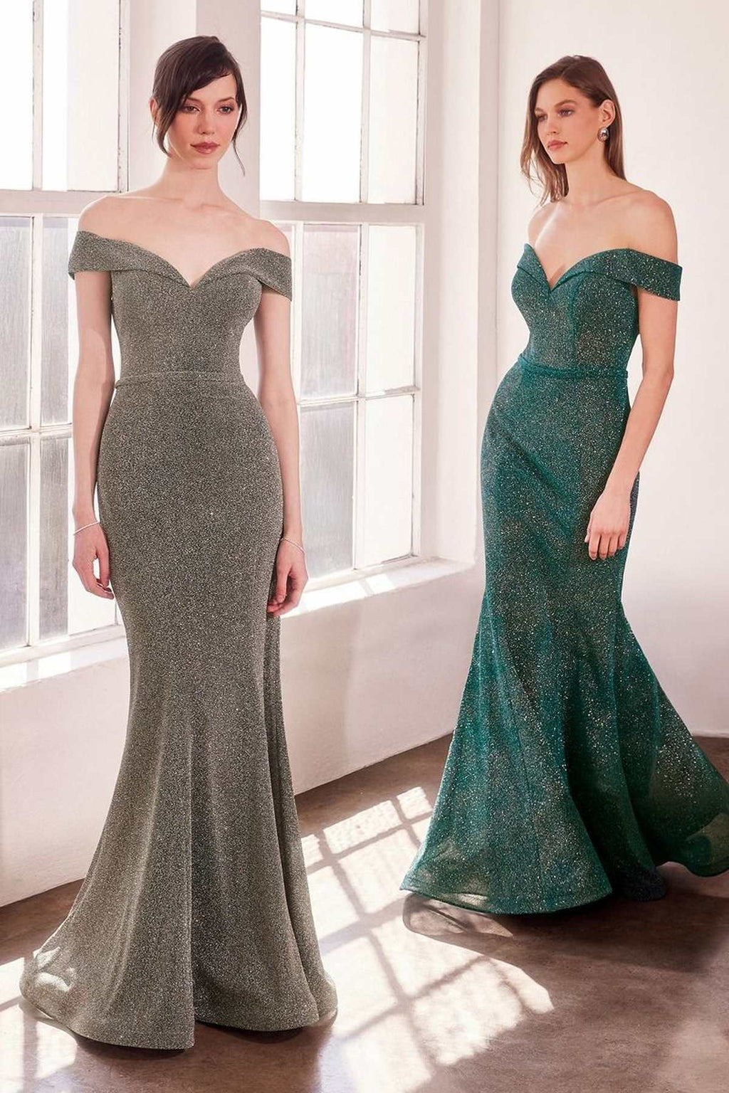 Ladivine Amoris T602 Off Shoulder Sweetheart Neck Fitted Prom Gown - Luzilly Bridal & Apparel