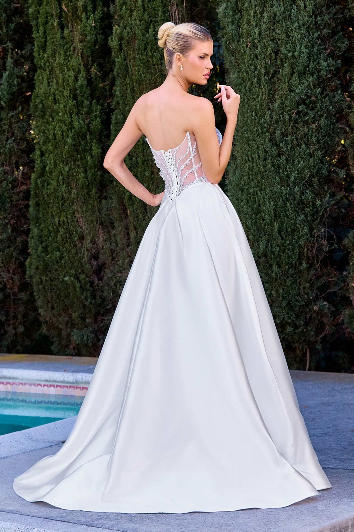 Ladivine CD389W Timeless A-Line Fairytale Bridal Gown - Luzilly Bridal & Apparel