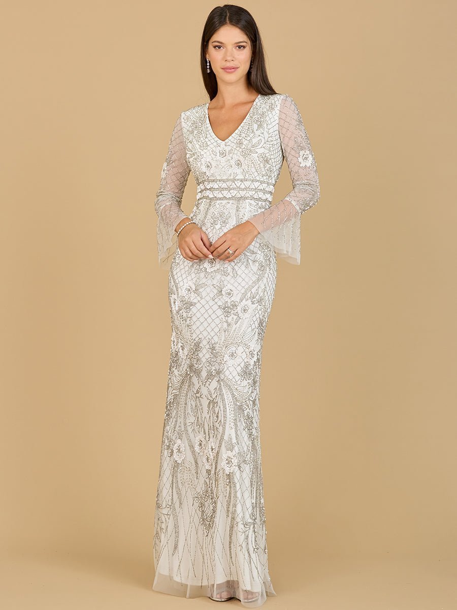 Lara 33435 - Long Sleeve Ethereal Bridal Gown - Luzilly Bridal & Apparel
