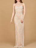 Lara 51212- Strapless Beaded Wedding Gown - Luzilly Bridal & Apparel