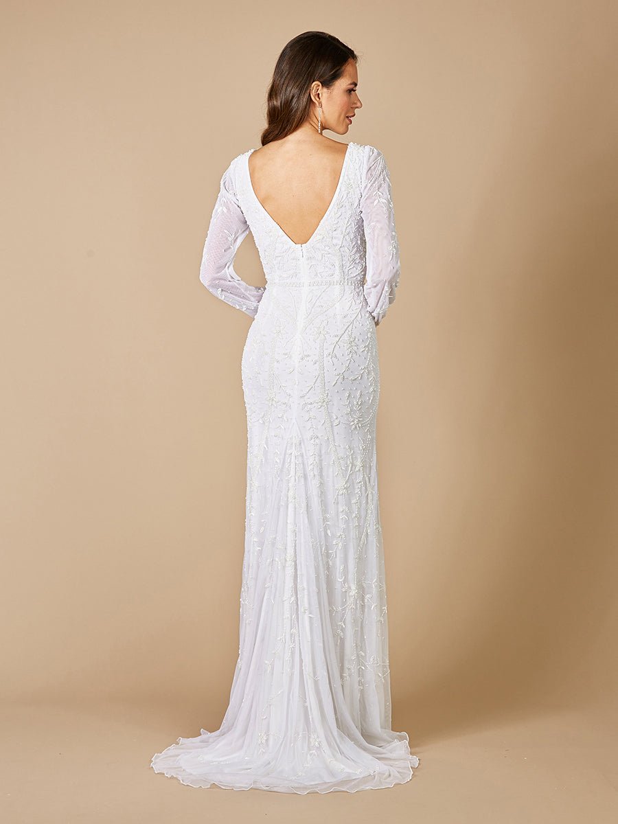Lara Gigi Romantic Long Sleeve Wedding Dress - Luzilly Bridal & Apparel