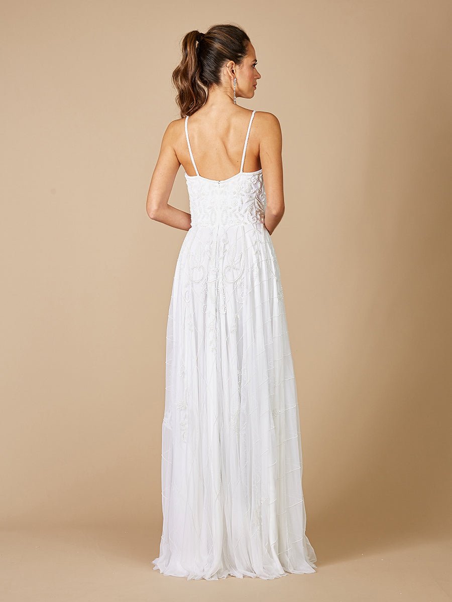 Lara Ginny Sweetheart Beaded Wedding Dress - Luzilly Bridal & Apparel