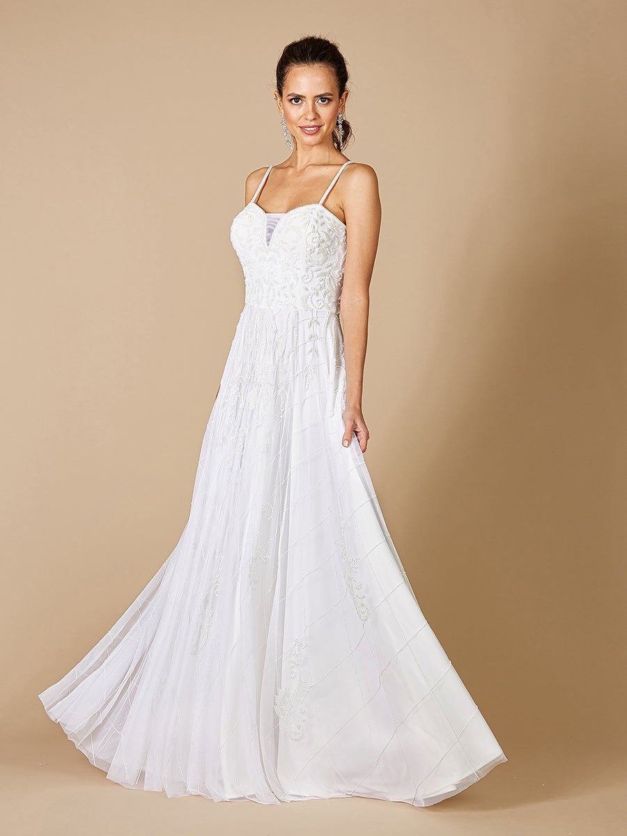 Lara Ginny Sweetheart Beaded Wedding Dress - Luzilly Bridal & Apparel